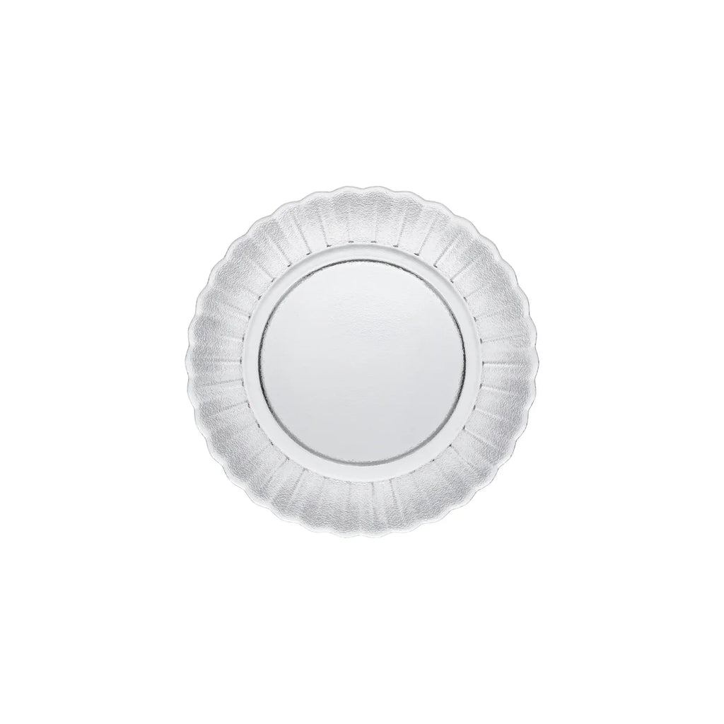 Cristal Glass Salad Dessert Plate 21cm