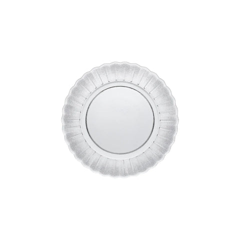 Cristal Glass Salad Dessert Plate 21cm