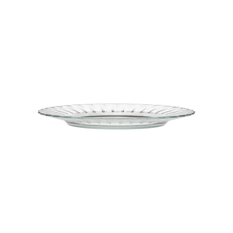 Cristal Glass Salad Dessert Plate 21cm