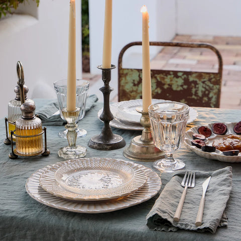 Cristal Glass Appetizer Plate 16cm