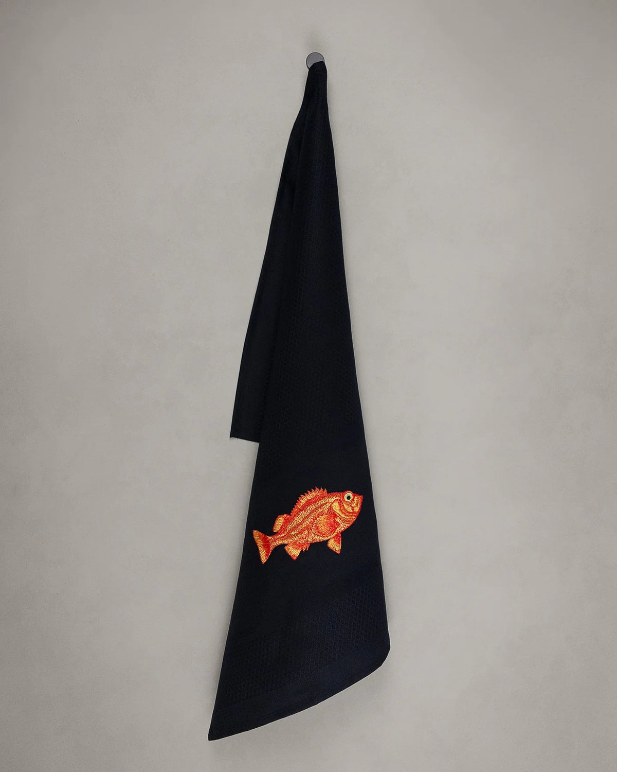 Vista Portuguese - Redfish Tea Towel, Black, view 2