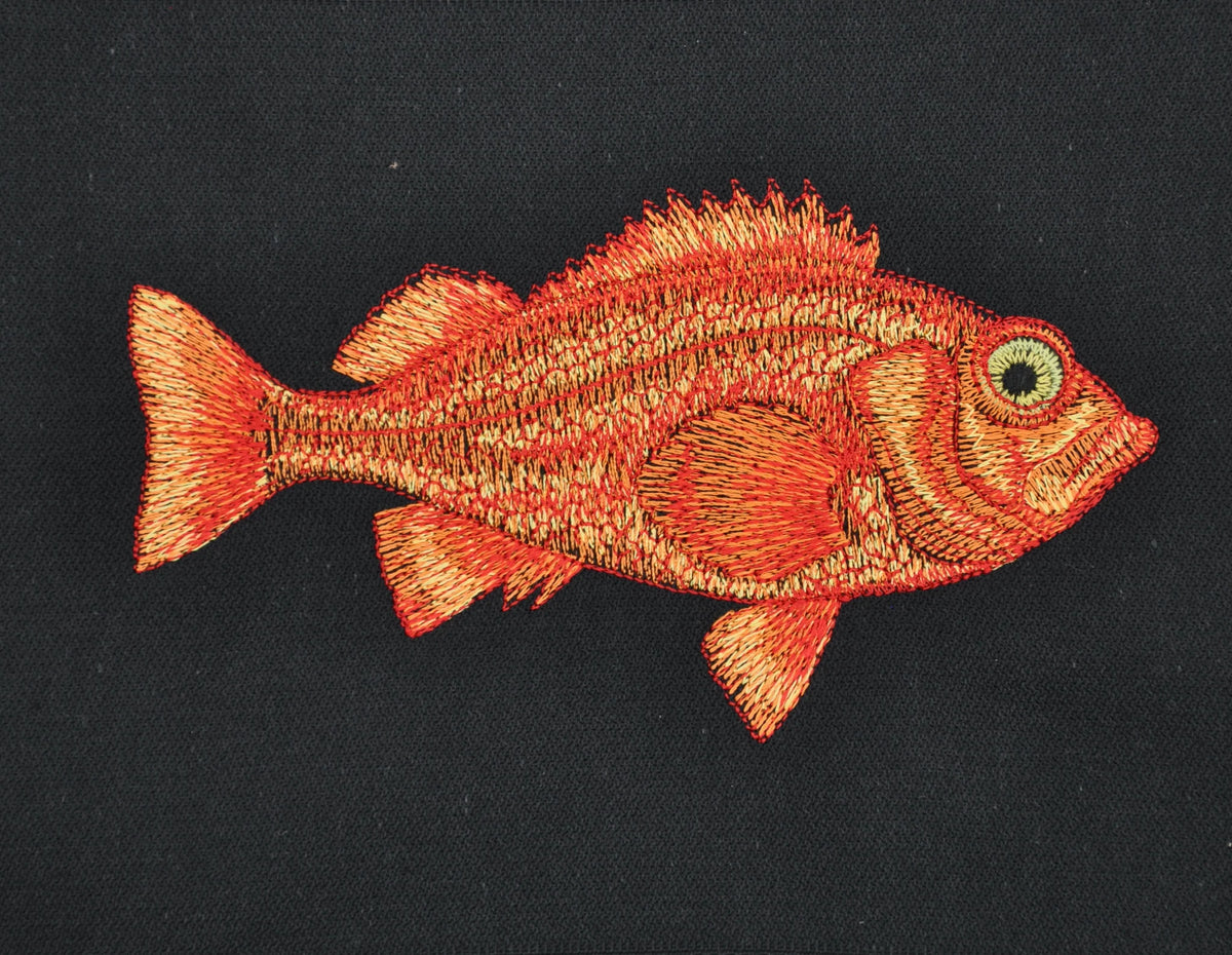Vista Portuguese - Redfish Tea Towel, Black, view 3