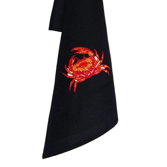 Vista Portuguese - Crab Tea Towel, Black