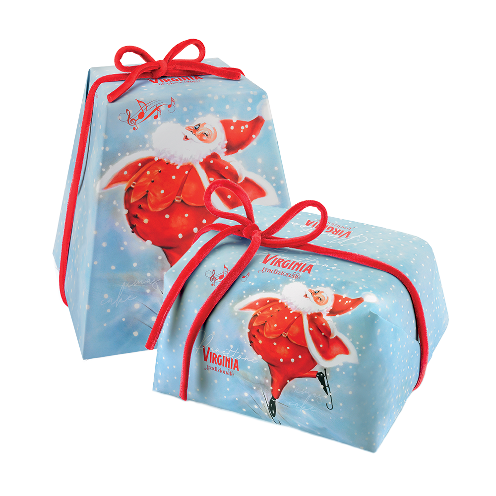 Virginia Amaretti Christmas on Ice Collection Panettone & Pandoro 1kg
