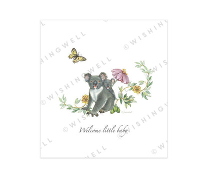 Wishing Well Greeting Card Welcome Little Baby, view 3