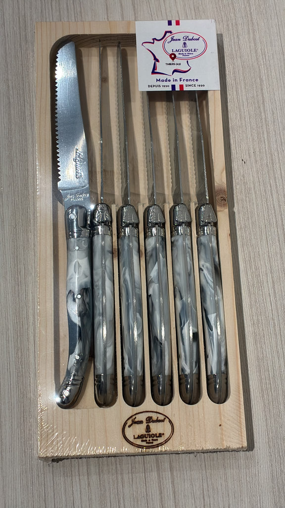 Laguiole Jean Dubost Table Knives 1.5mm Open Box (Set of 6)