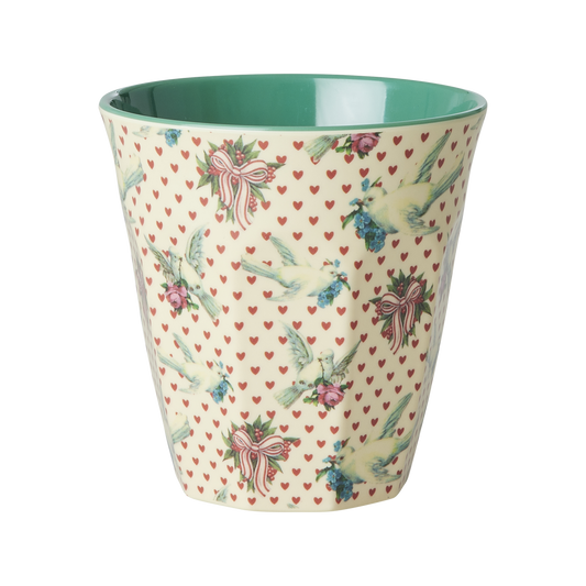 Rice Dove Cream Melamine Medium Cup 250ml