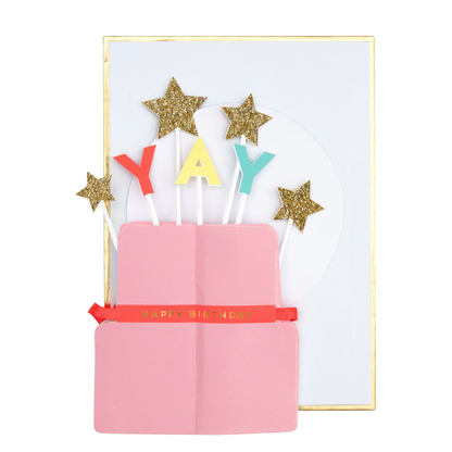Meri Meri Yay! Stand-up Birthday Card