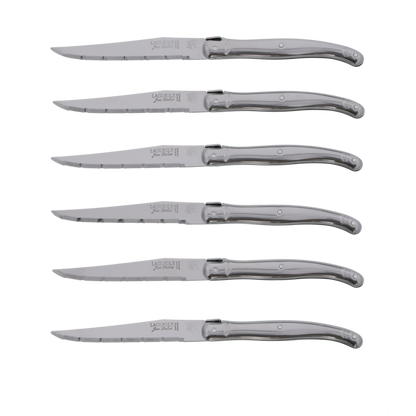 Laguiole Jean Dubost Steak  Knives 2.5mm Closed Box (Set of 6)