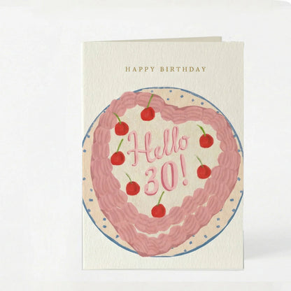 Nelly Castro Hello 30! Greeting Card, view 2