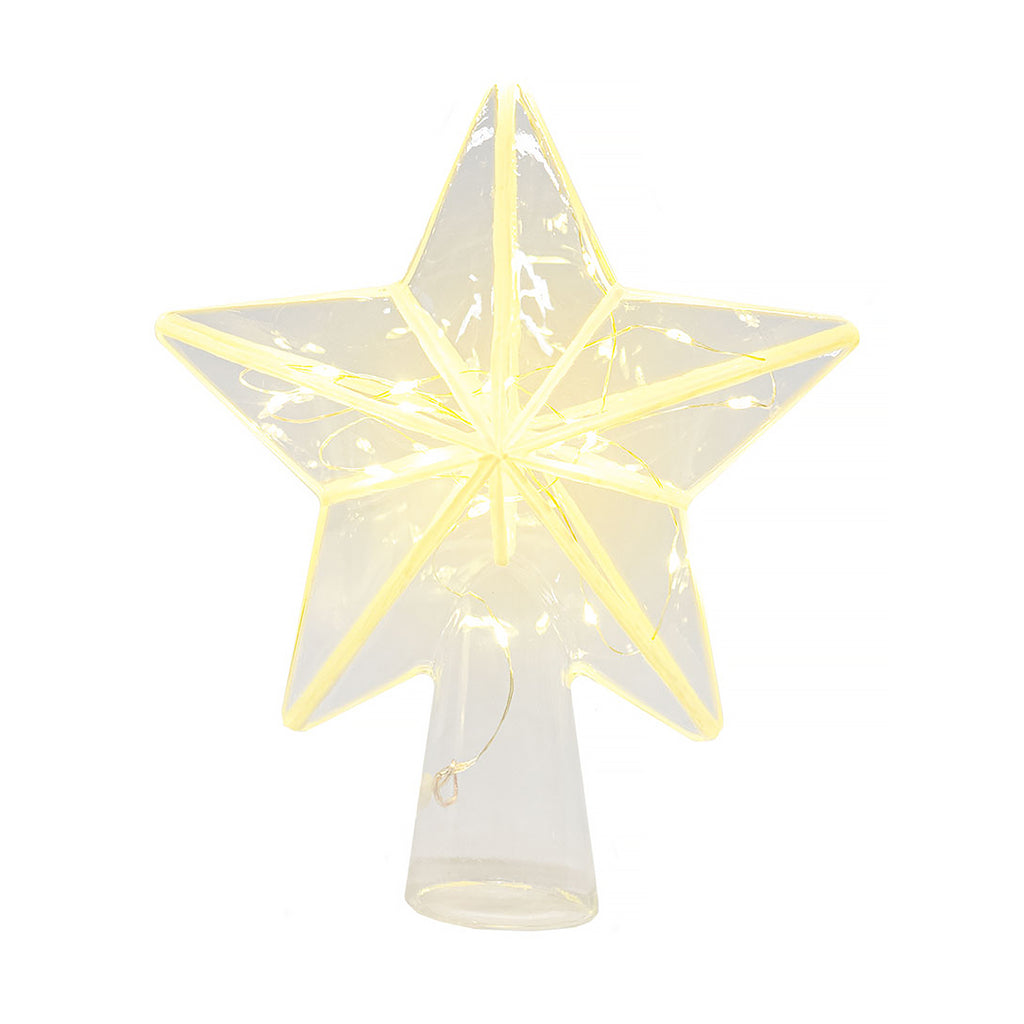 Agnes Star Christmas Tree Top Light 22cm