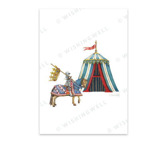 Wishing Well Alphabet Greeting Card