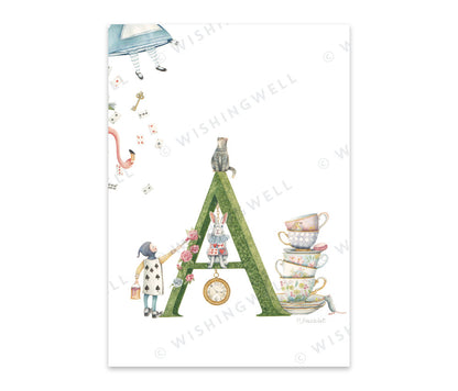 Wishing Well Alphabet Greeting Card, view 4