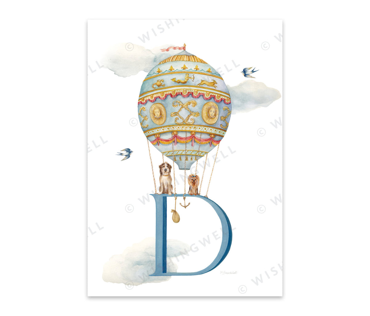 Wishing Well Alphabet Greeting Card, view 8
