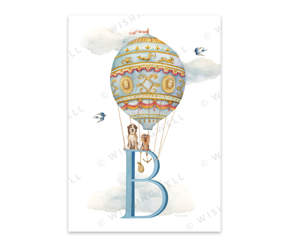 Wishing Well Alphabet Greeting Card, view 5