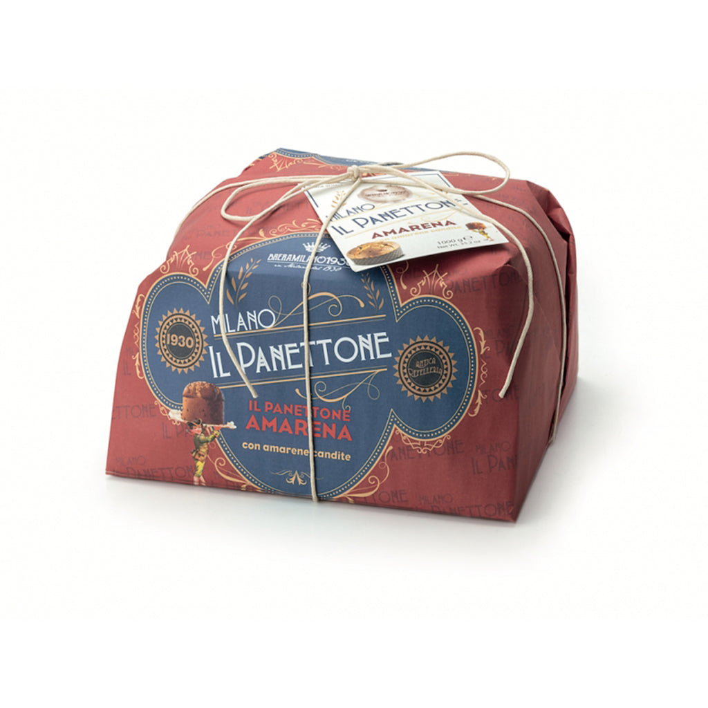 Brera Milano 1930 Antique Amarena Cherries Panettone Cake