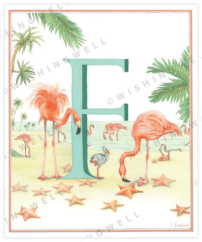 Wishing Well Animal ABC Greeting Card