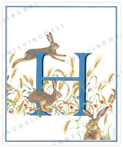 Wishing Well Animal ABC Greeting Card