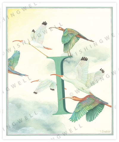 Wishing Well Animal ABC Greeting Card