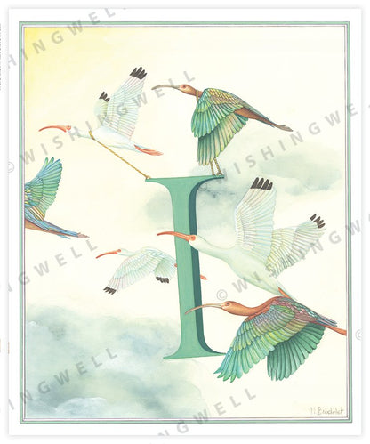 Wishing Well Alphabet Little Greeting Card