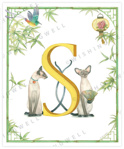 Wishing Well Animal ABC Greeting Card