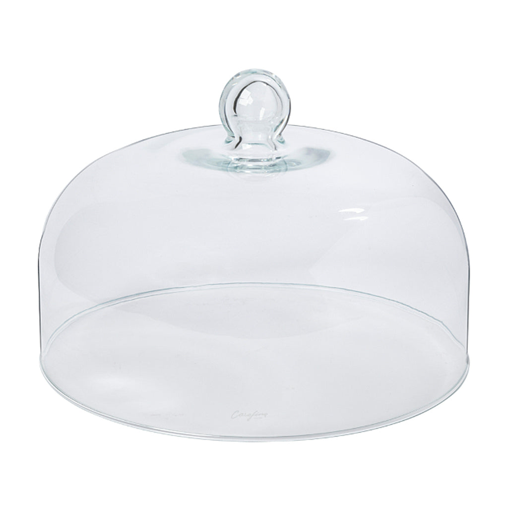 Costa Nova Arcade glass dome cloche cover in transparent mouthblown glass