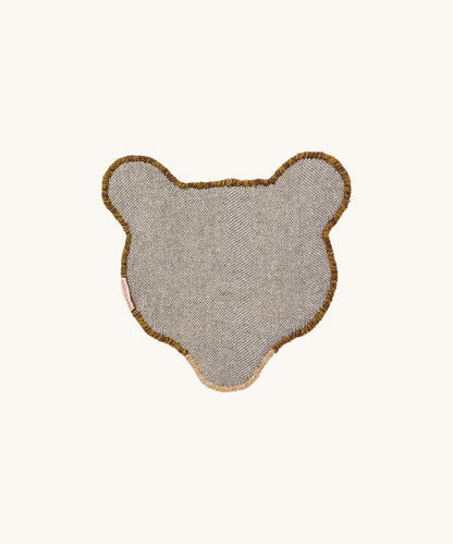 Archie Check Bear Head Rug XS, view 2