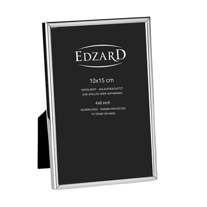 Edzard Genua silver-plated picture frame 10x15 cm