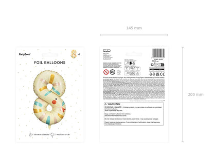 TLS25 - Foil Balloon Number Animal