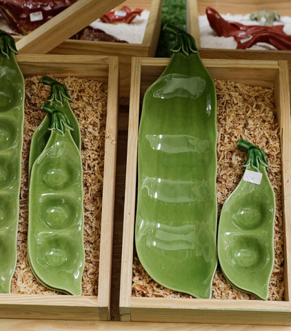 Bordallo Peapod Platter 46cm