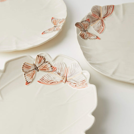 Bordallo Pinheiro Cloudy Butterflies Oval Platter 40cm