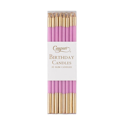 Caspari slim birthday candles, pack of 16 in a clear box, view 7