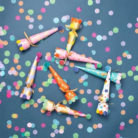 Caspari Party Hats Cone Celebration Crackers