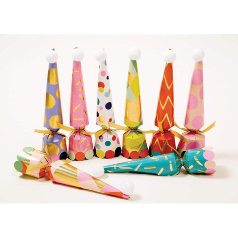 Caspari Party Hats Cone Celebration Crackers