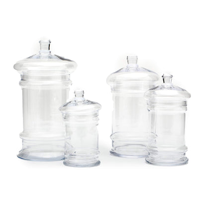 Flamant Candy Jar Cup Lolly in mouthblown glass with lid