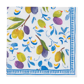 Caspari Mediterranean Blue Napkin