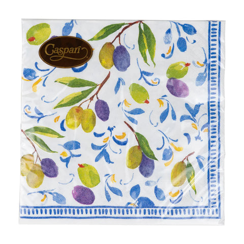 Caspari Mediterranean Blue Napkin