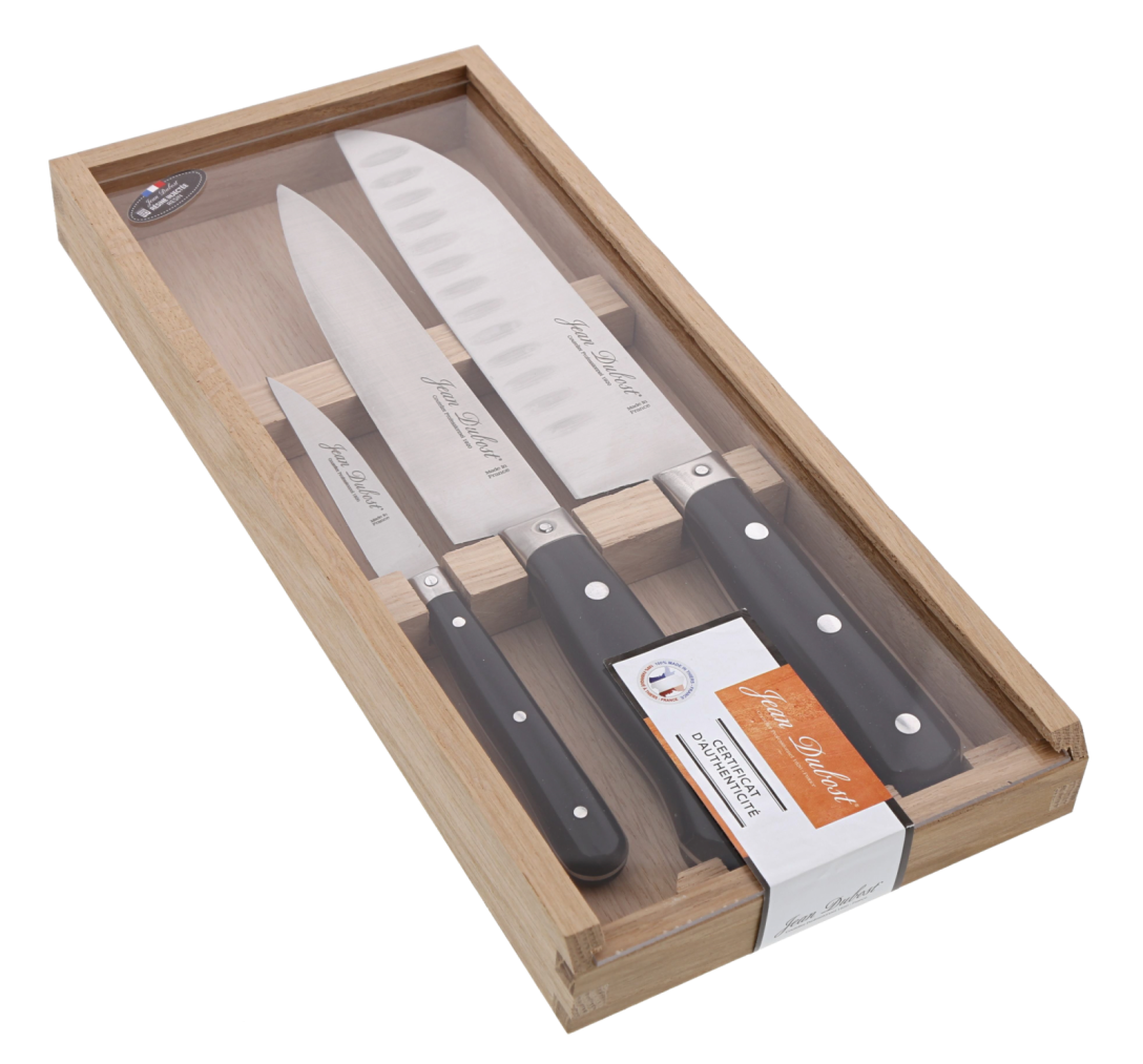 Laguiole Jean Dubost Kitchen Knives Set Box (Set of 3)