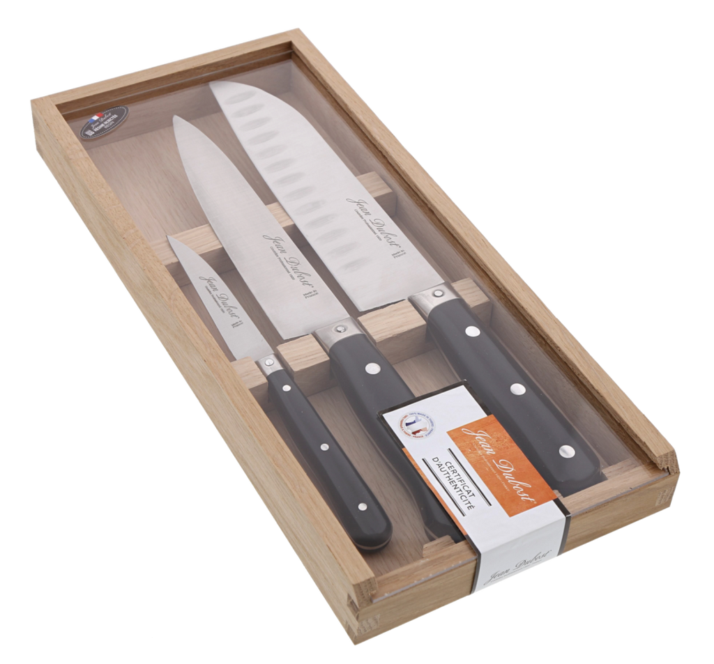 Laguiole Jean Dubost Kitchen Knives Set Box (Set of 3)