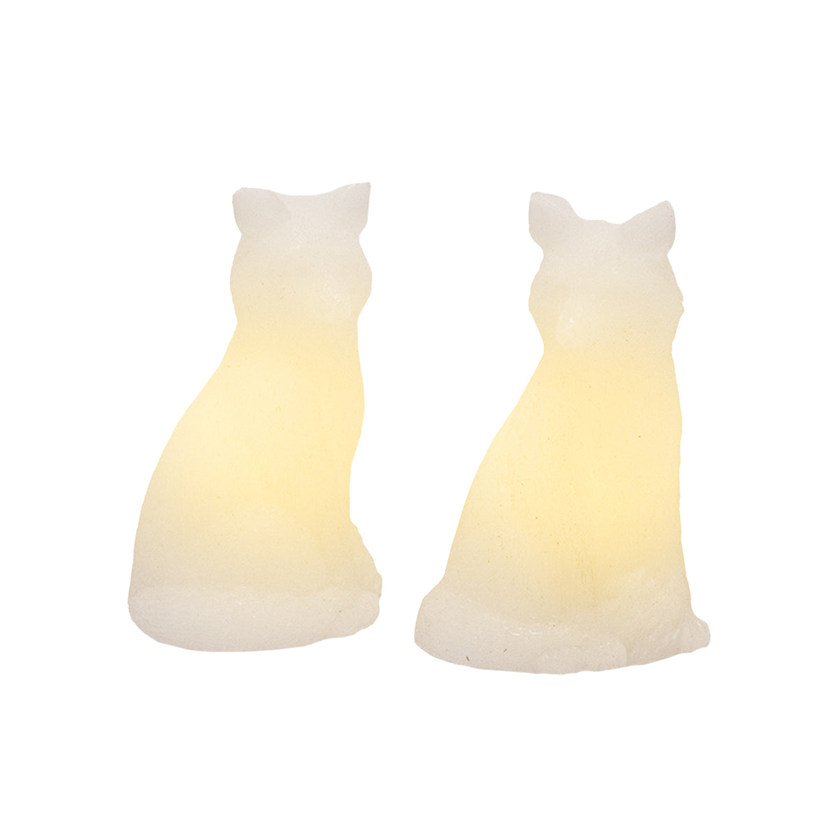 Sirius Edda Fox LED Candle Lamp wax figures, set of 2