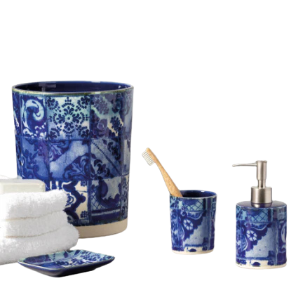 Lisboa Bathroom in Blue Tile