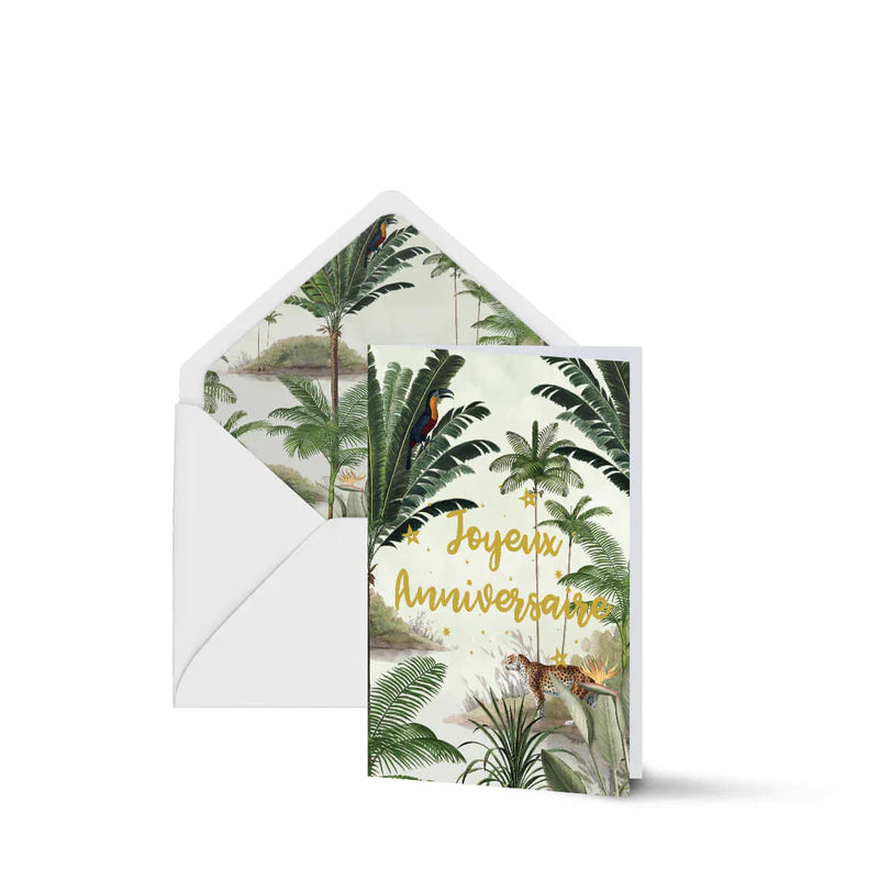 Greeting Card Joyeux Anniversaire