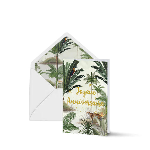 Greeting Card Joyeux Anniversaire