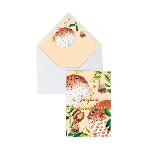 Greeting Card Joyeux Anniversaire