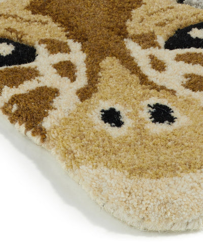 Gimpy Giraffe Head Rug XS