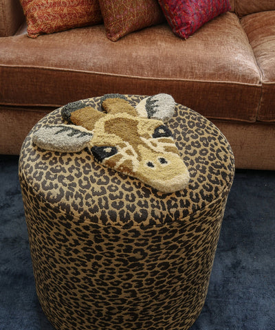 Gimpy Giraffe Head Rug XS