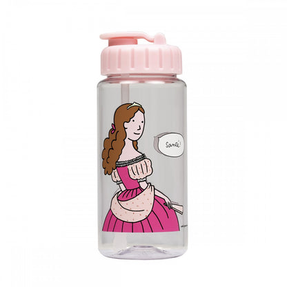 Petit Jour Princess Water Bottle 0.35L with straw and cap
