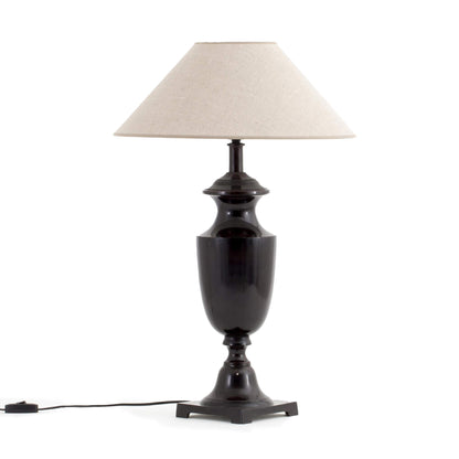 Flamant Grant table lamp base in metal and brass with an antique finish