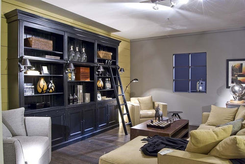 Cupboard Balmore 3 Parts Black Milano H253