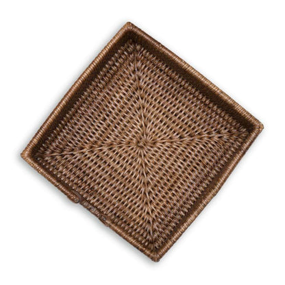 Caspari Rattan Luncheon Napkin Holder, view 6